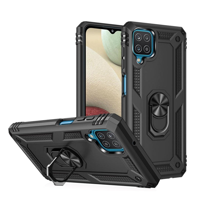Hybrid Ring Case for Samsung Galaxy A12 / M12 / F12 Hybrid Ring Case for Samsung Galaxy A12 / M12 / F12